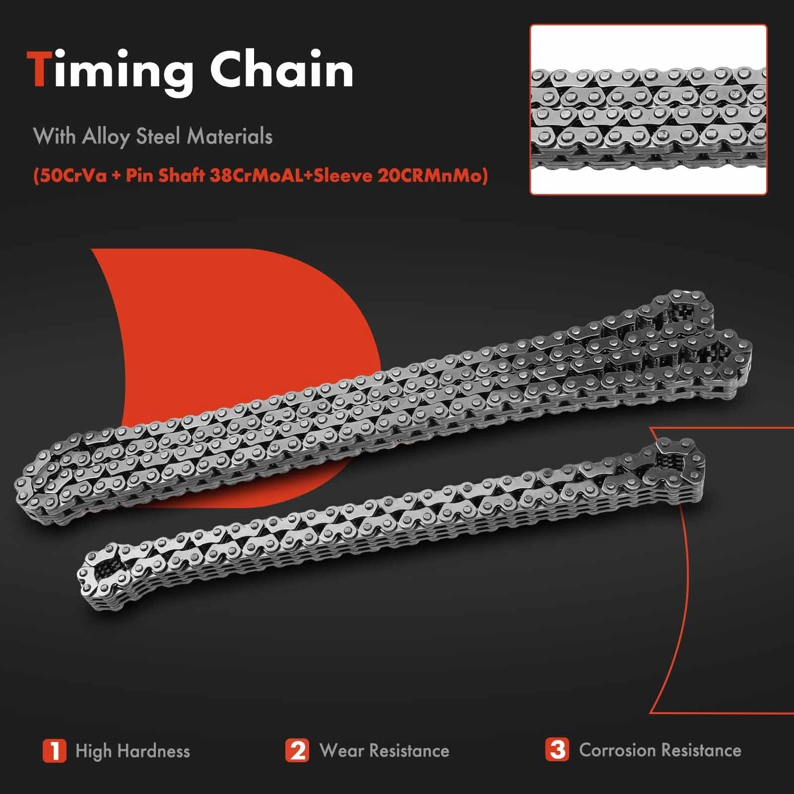 6X Timing Chain Kit for Nissan Sentra Juke (2011-2018)