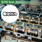 Set of 5 Oil Seal Rotary Shaft Seal NBR Rubber 50x58.6x5.3mm
