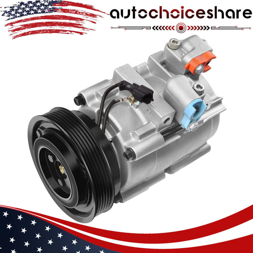 A/C Compressor & Clutch for Hyundai Santa Fe (2001–2006)
