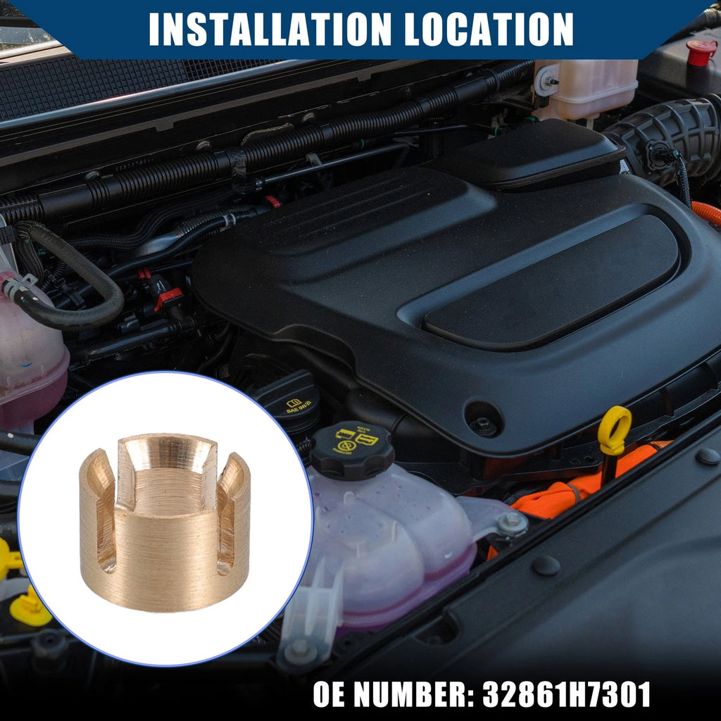 Shifter Bushing for Nissan 240SX (S14) (No.32861H7301) Gold Tone Metal