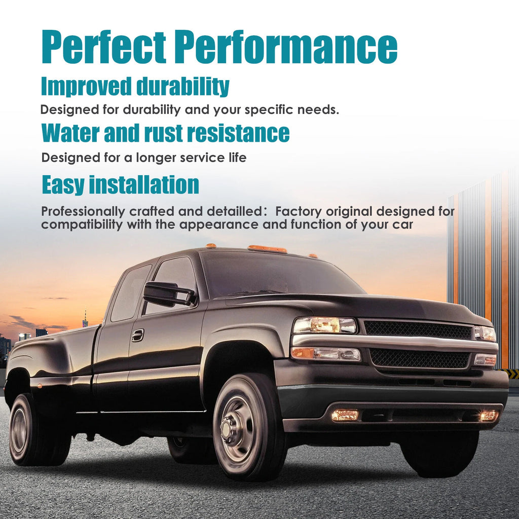 Black Steel Front Bumper for GMC Sierra 1500 2500 Yukon XL (1999–2006)