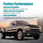 Black Steel Front Bumper for GMC Sierra 1500 2500 Yukon XL (1999–2006)
