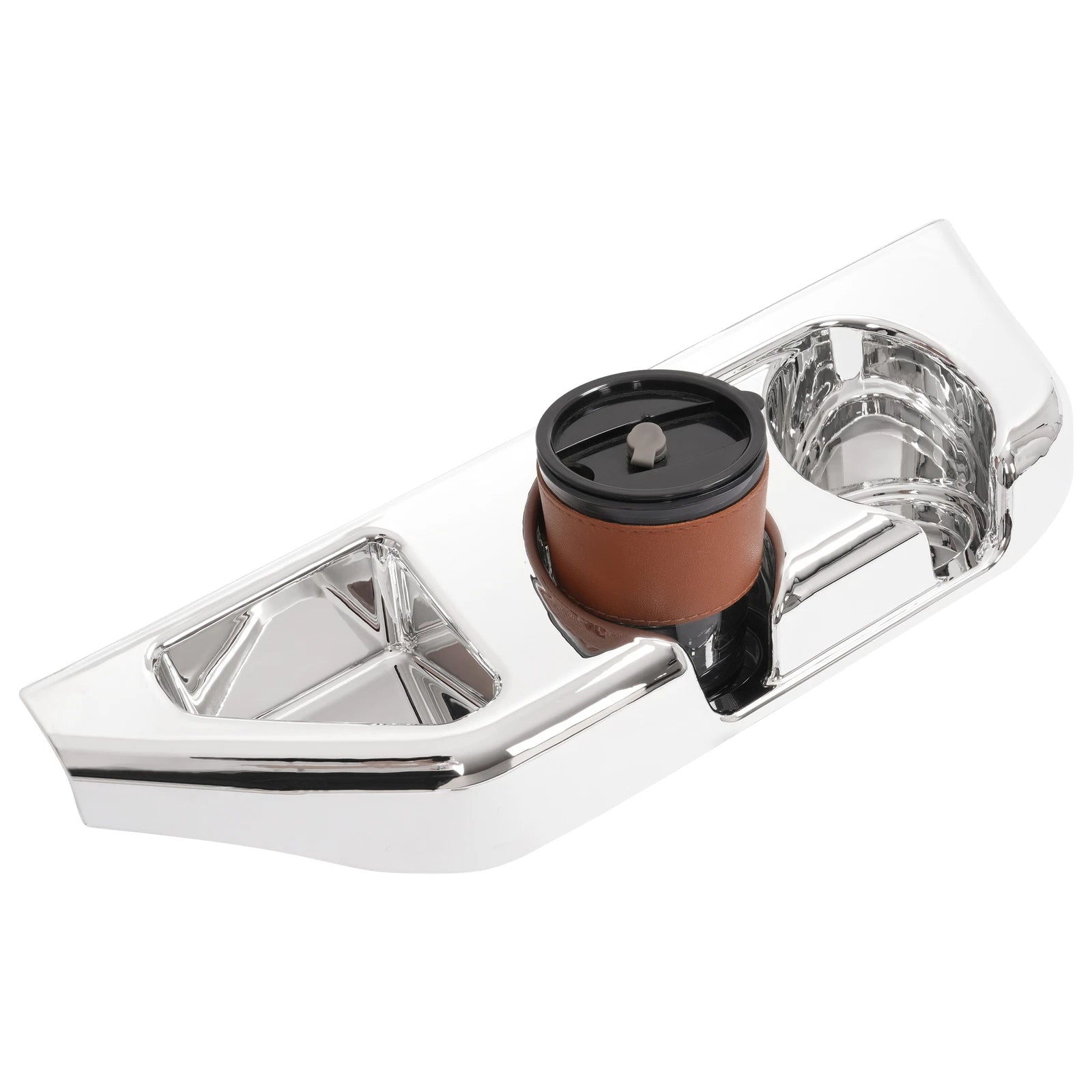 Chrome Center Cup Holder for Freightliner Century Coronado Columbia (2003–2016)