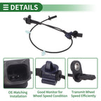 ABS Wheel Speed Sensor No. 57475SYJH01 for Honda Elysion (2012–2015)