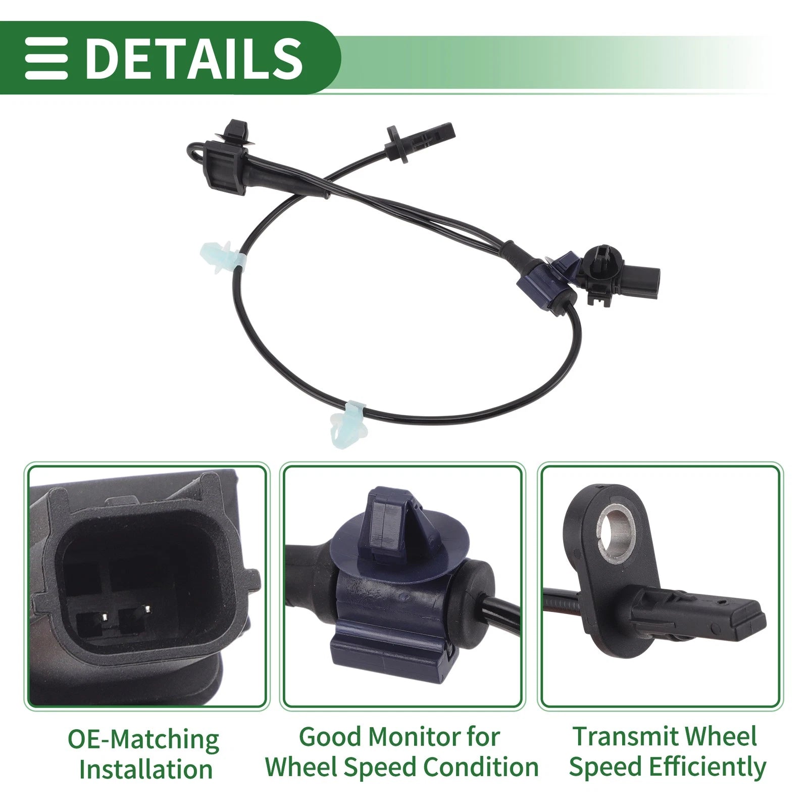 ABS Wheel Speed Sensor No. 57475SYJH01 for Honda Elysion (2012–2015)