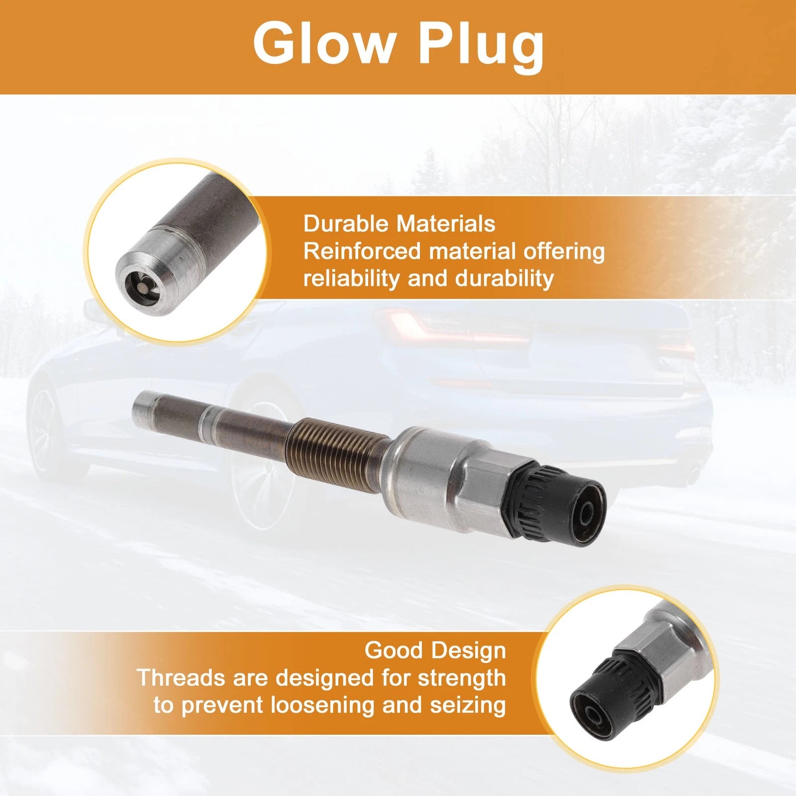 Glow Plug No. 13628570670 for Diesel Engines (1 Pc)