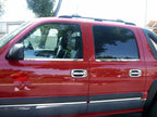4pc Chrome Window Trim Replacement for 2007-2013 Chevy Suburban Avalanche