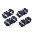 Braided AN10 Separator Clamp 4x Alloy Blue/Black
