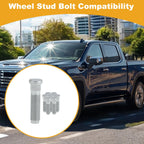 8X M12x1.5 Wheel Lug Studs for Chevrolet Spark (2011)