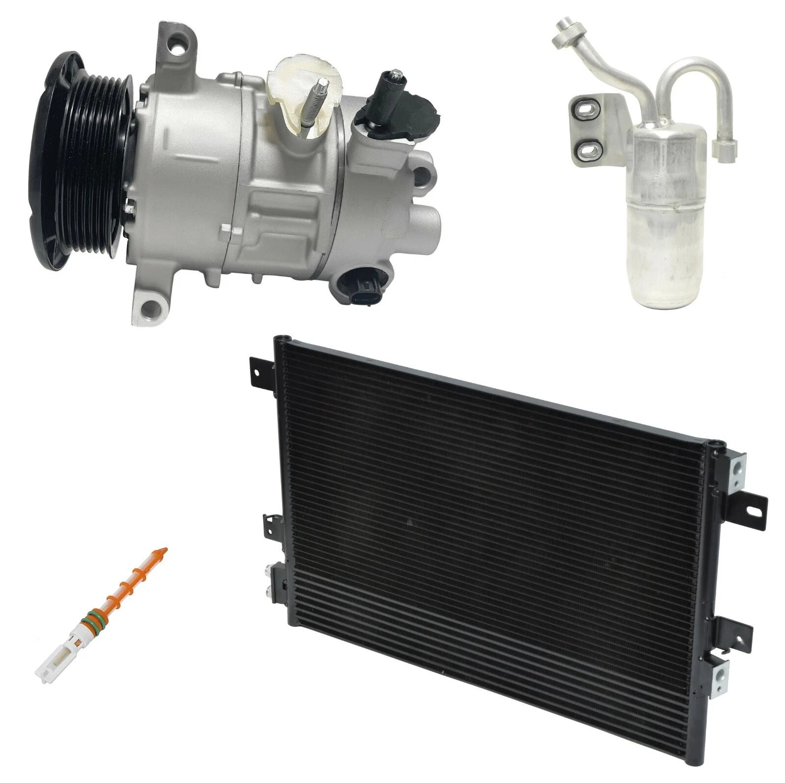 AC Compressor Kit With Condenser for Jeep Compass 2.0L 2.4L (2008–2016)