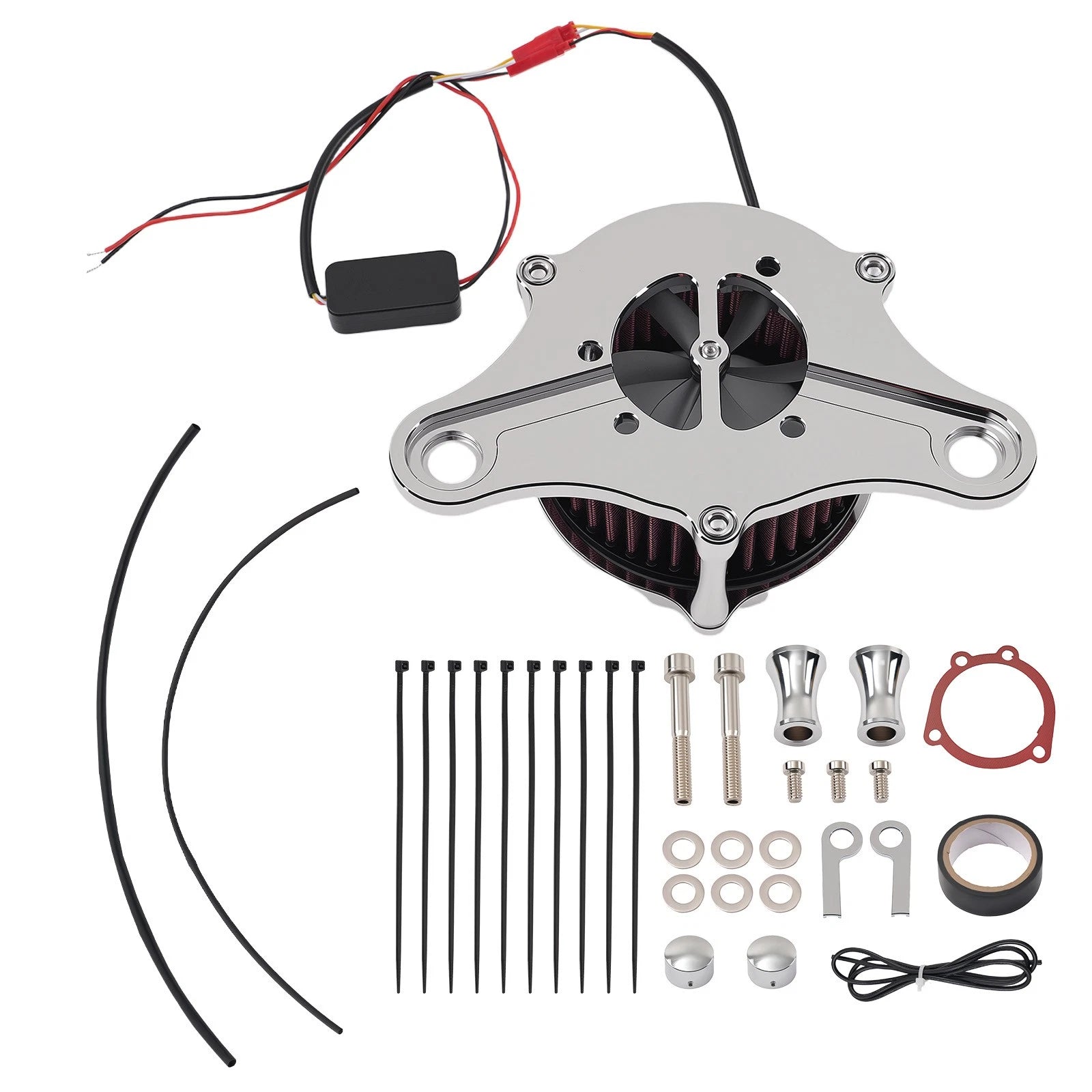 Air Filter System for Harley Dyna Super Glide (1993–2017) Red