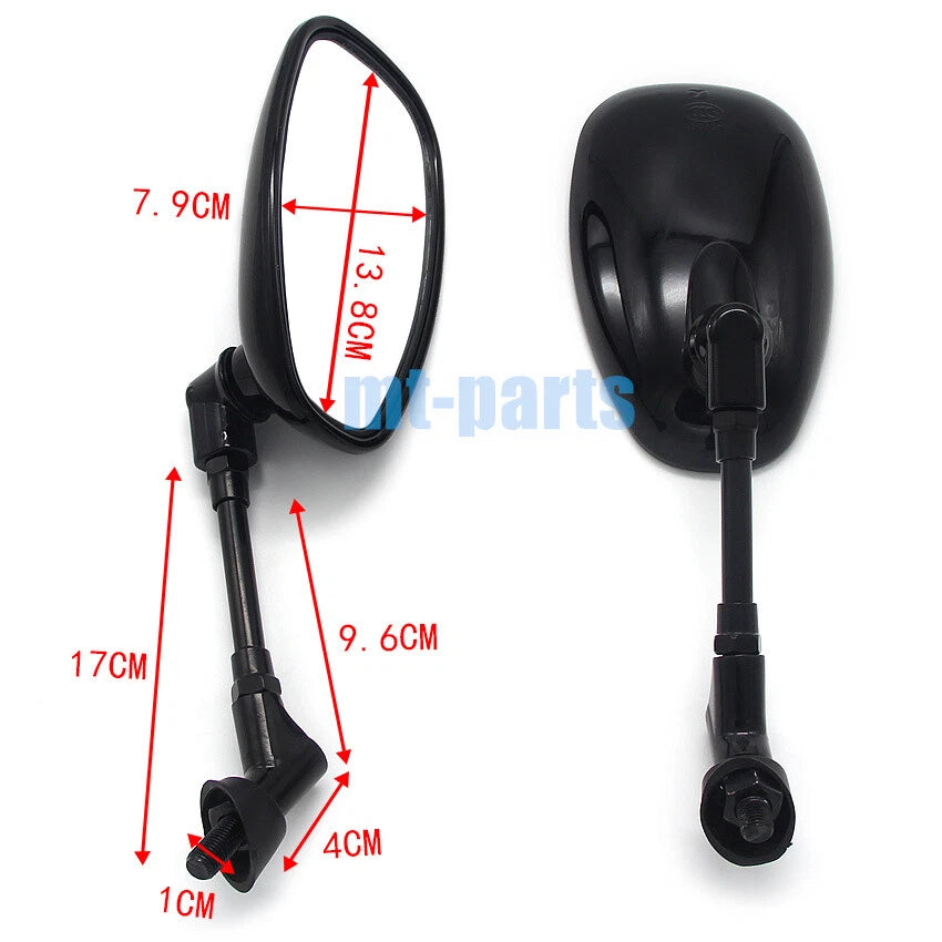 Rear View Mirror for Yamaha XVS125 XVS250 XVS400 XVS650 XVS950 XVS1100 XVS1300