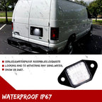 Full LED License Plate Light for Ford E150 E250 E350 E450 (1992–2018)