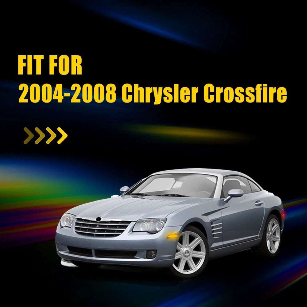Set of 4 LED Signal Side Marker Lights for Chrysler Crossfire (2004â2008)