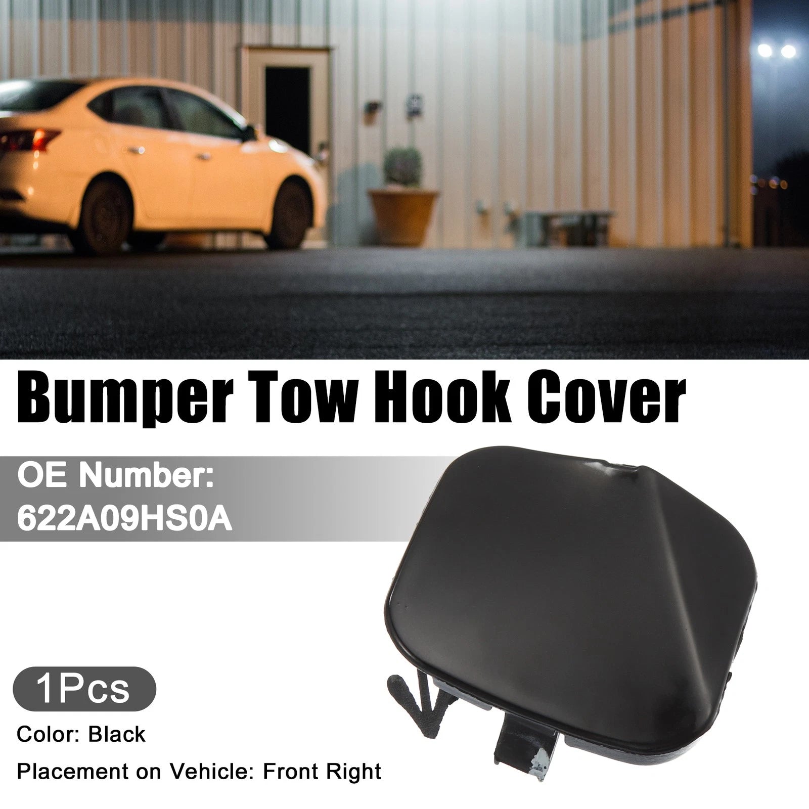 Tow Hook Cover Cap for Nissan Altima (2013–2018) Black