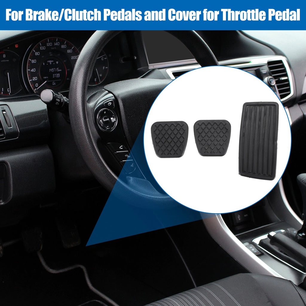 Set of 4 Car Pedal Pad Covers for Honda Civic (1990–2000) No.17816SK7000/46545SH3000
