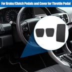 Set of 4 Car Pedal Pad Covers for Honda Civic (1990–2000) No.17816SK7000/46545SH3000