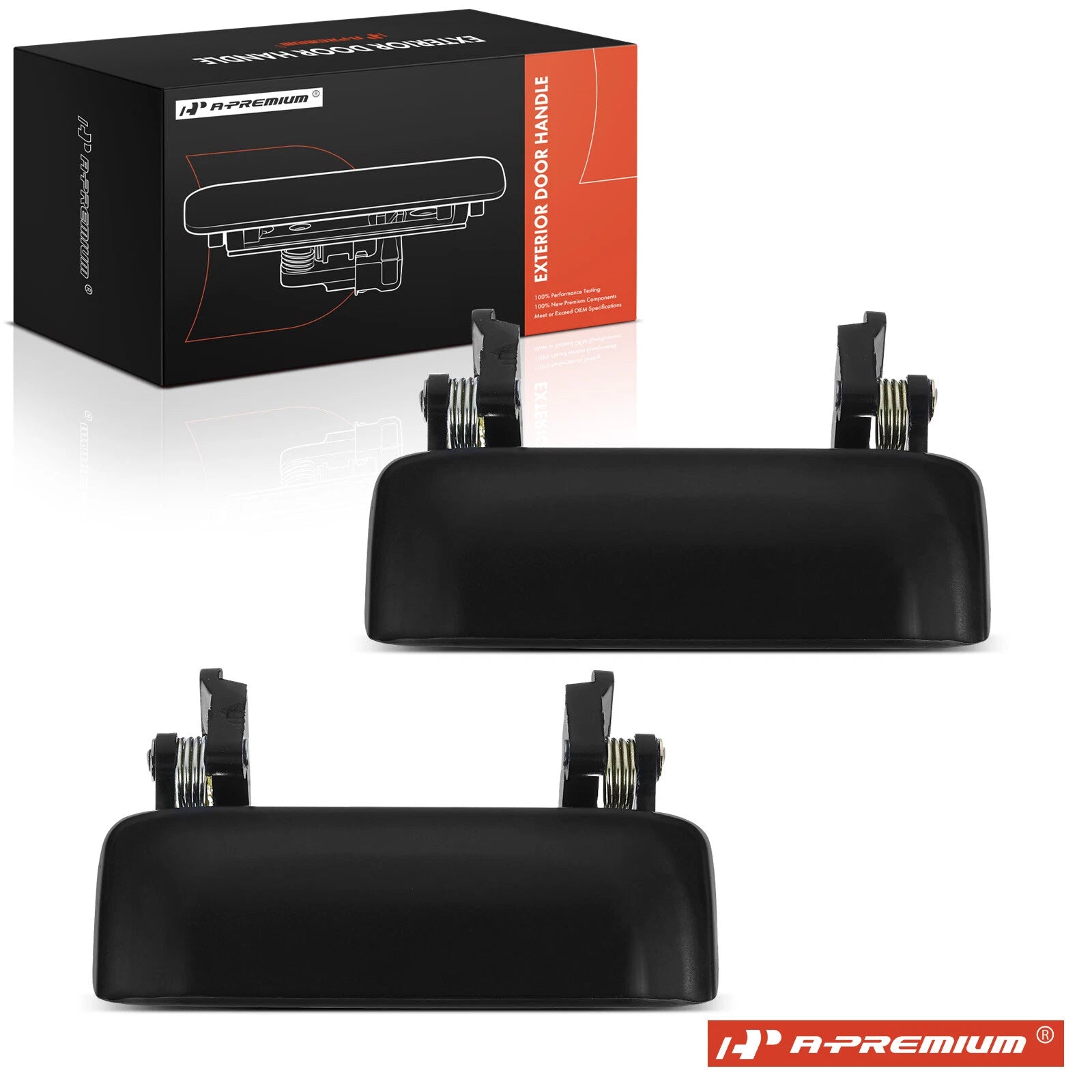 2X Black Exterior Door Handle for Ford Explorer (1998–2001)