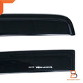 Black Weather Shield Visor Sun Rain Guard for Ford Ranger (2022-2024)