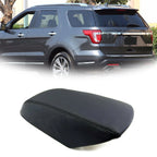 Leather Center Console Lid Armrest Cover for Ford Explorer (2011–2018) Black