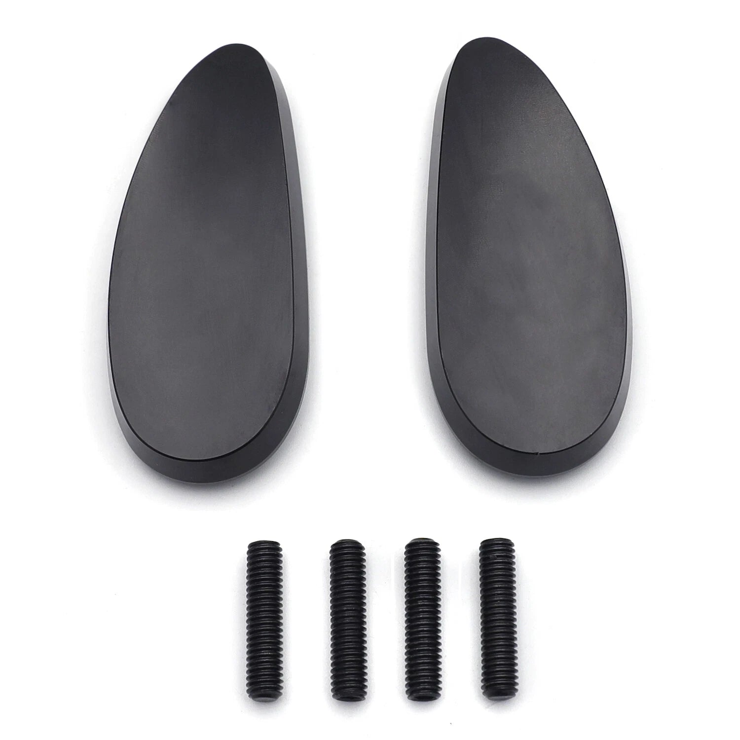 Black Mirror Block Off Plate for Honda CBR1000RR (2008–2021), VFR1200 (2010–2014)