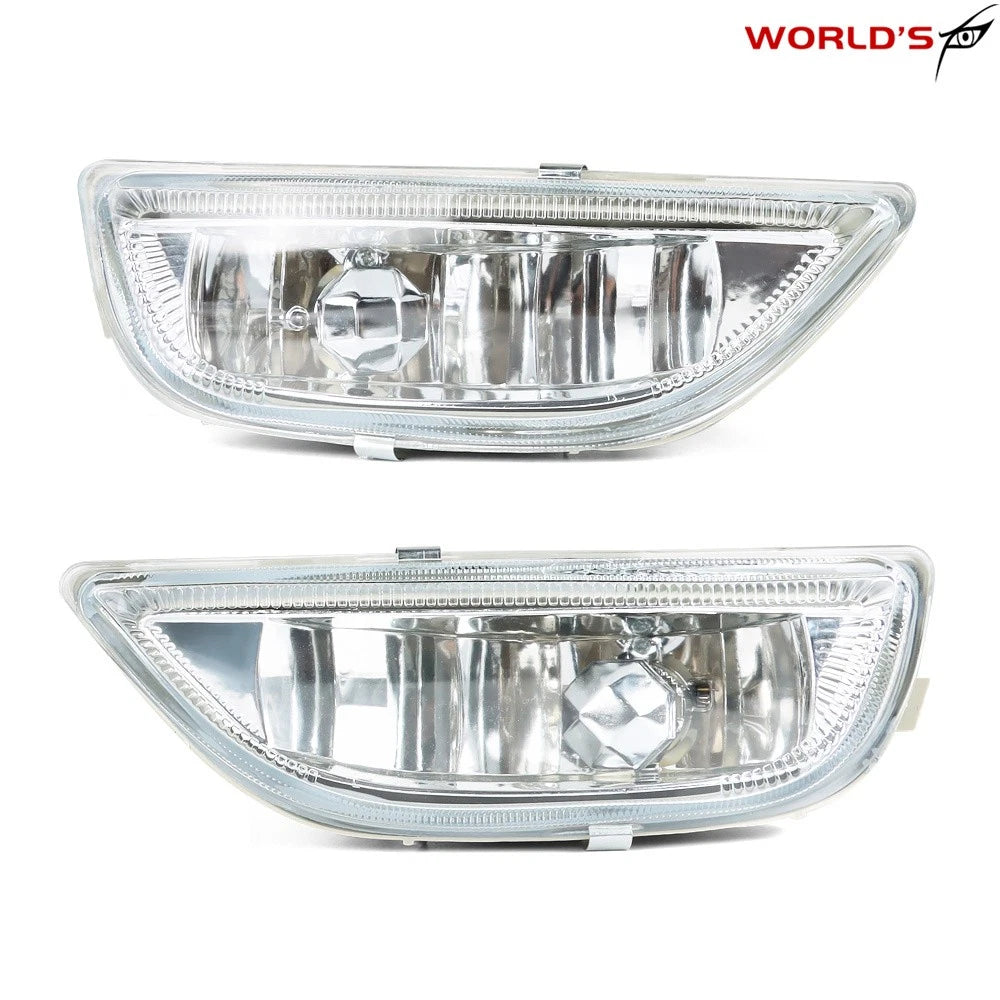 Pair Clear Fog Lights for Toyota Corolla (2001–2002)