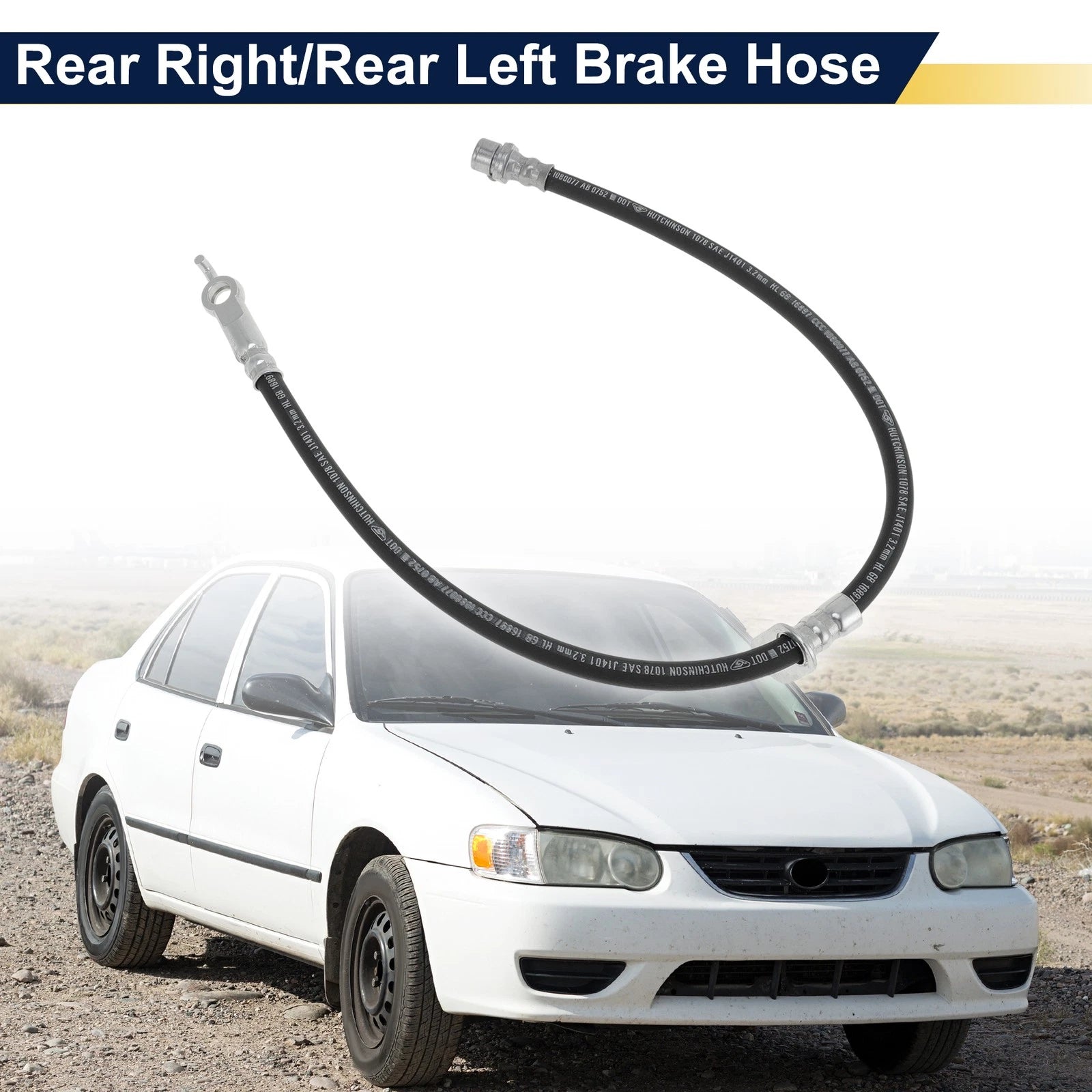Rear Brake Hose for Toyota Corolla (2007–2016) No. 90947C2021