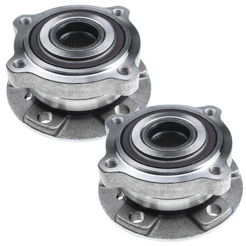 2X Front Wheel Hub & Bearing Assembly for BMW X5 X6 (2010–2013)