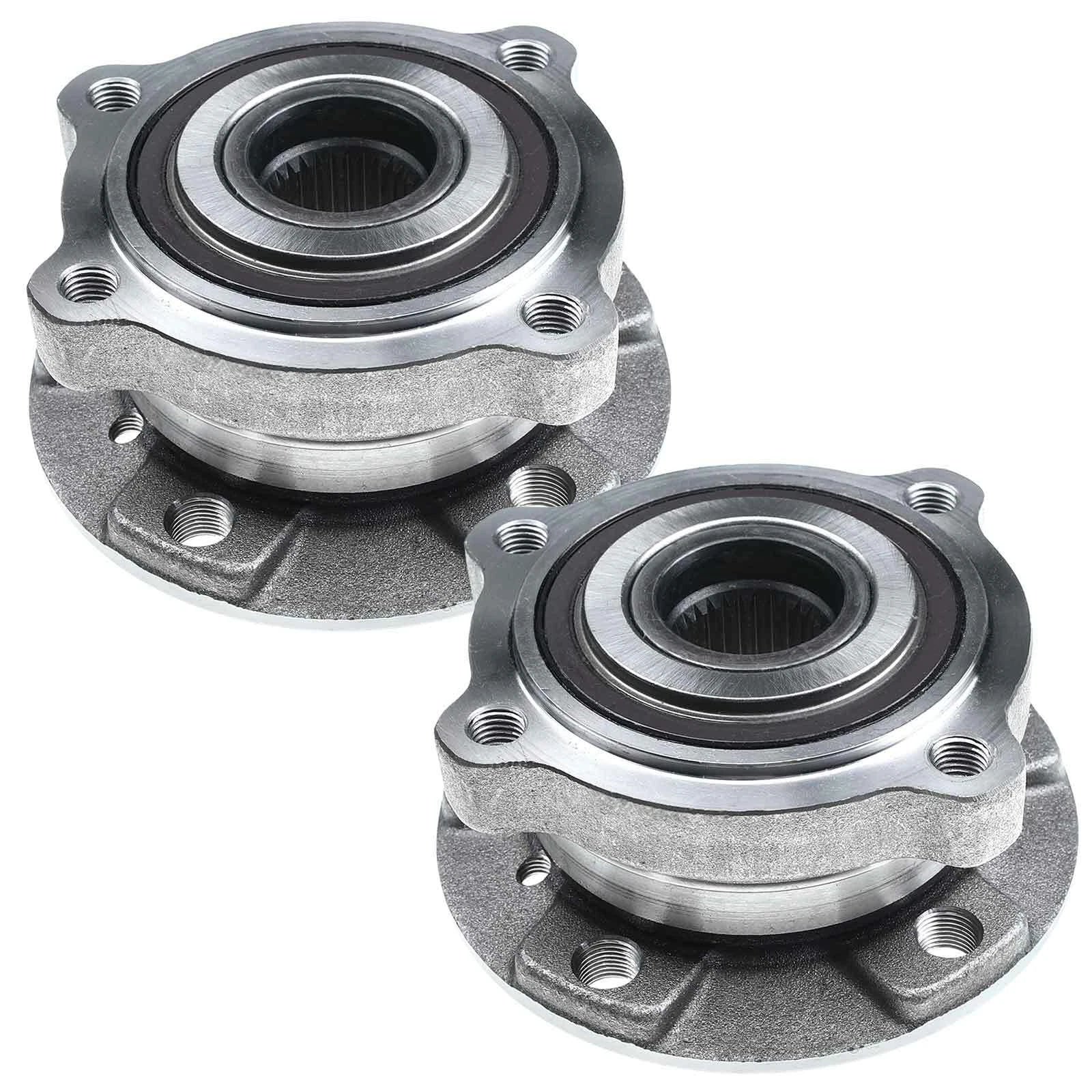 2X Front Wheel Hub & Bearing Assembly for BMW X5 X6 (2010–2013)