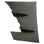 Replacement Black Textured Polypropylene Front Driver Outer Bumper Cover Grille