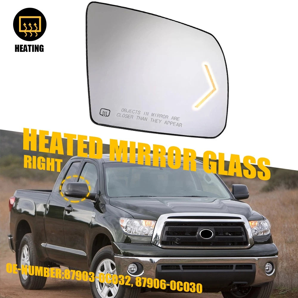 Heated Mirror Glass for Toyota Sequoia Tundra (2007–2017)