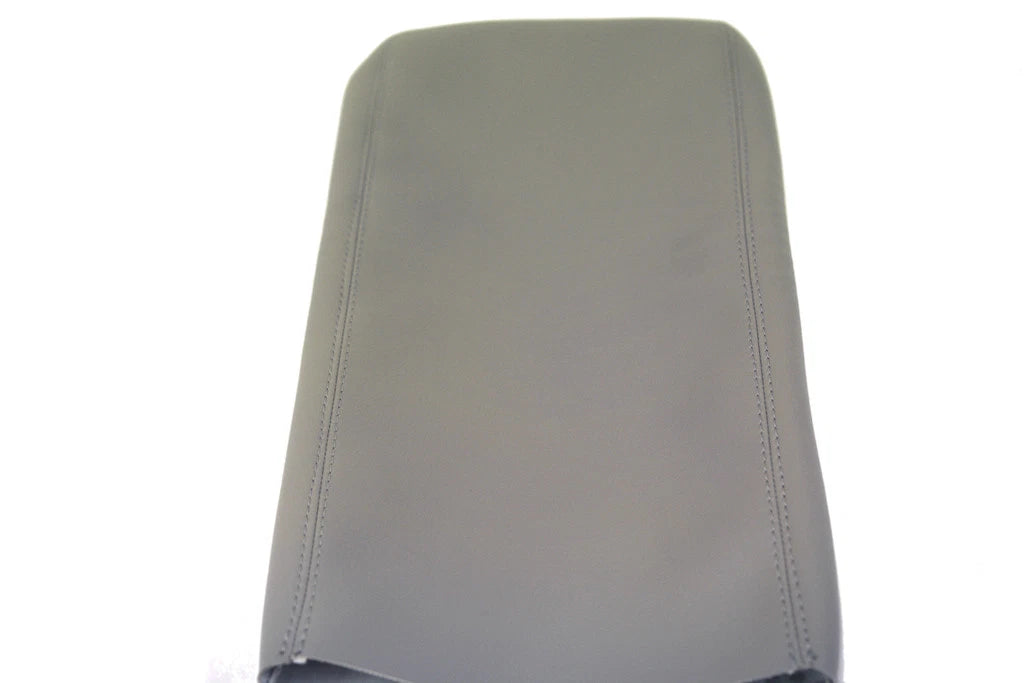 Leather Synthetic Console Armrest Cover for Dodge Dakota (2006–2010) Gray