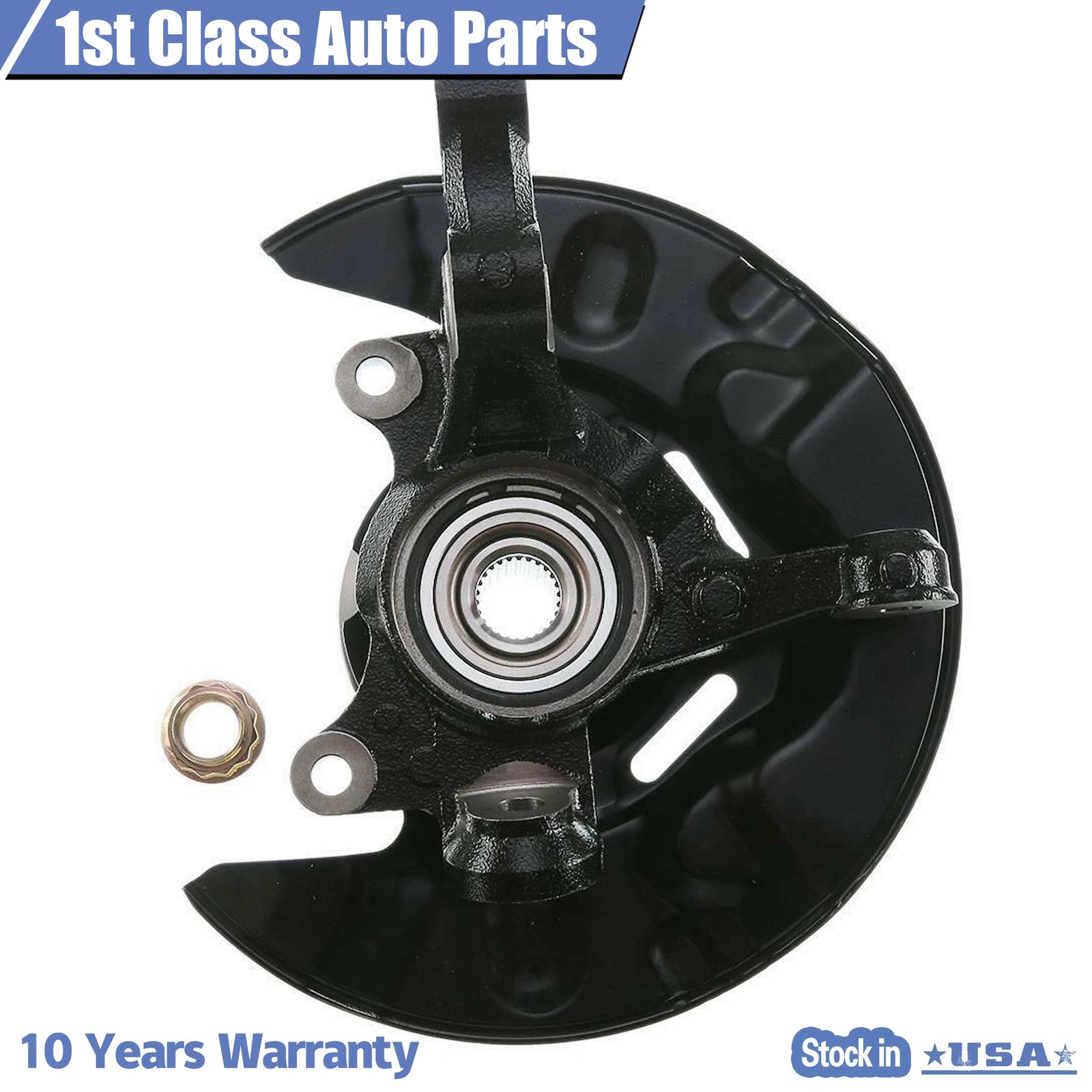 Pair Wheel Bearing Hub Steering Knuckle Assy for Toyota Corolla (2003–2008)
