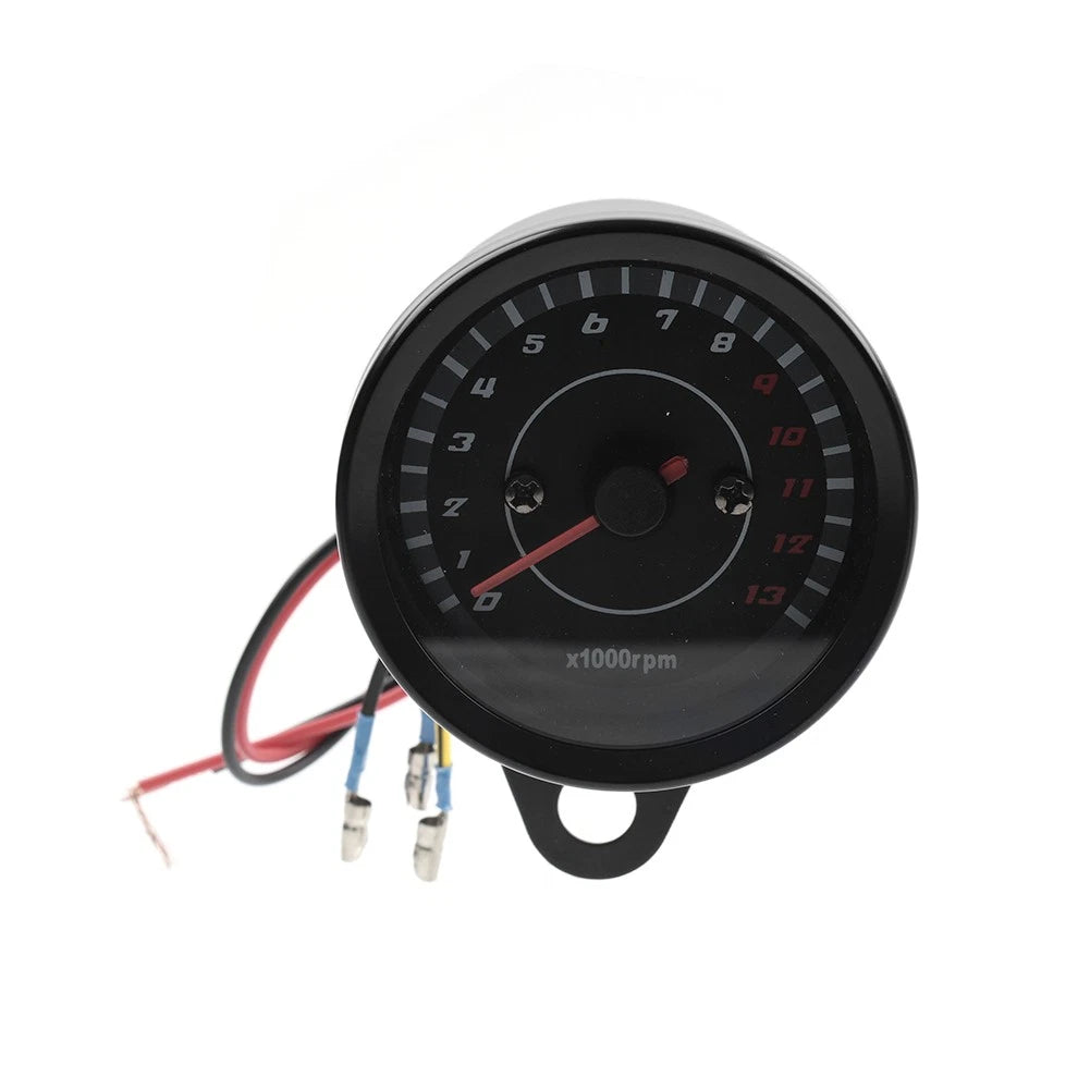 Tachometer Gauge 12V for Harley XL Sportster 1200 (2007–2023) Black