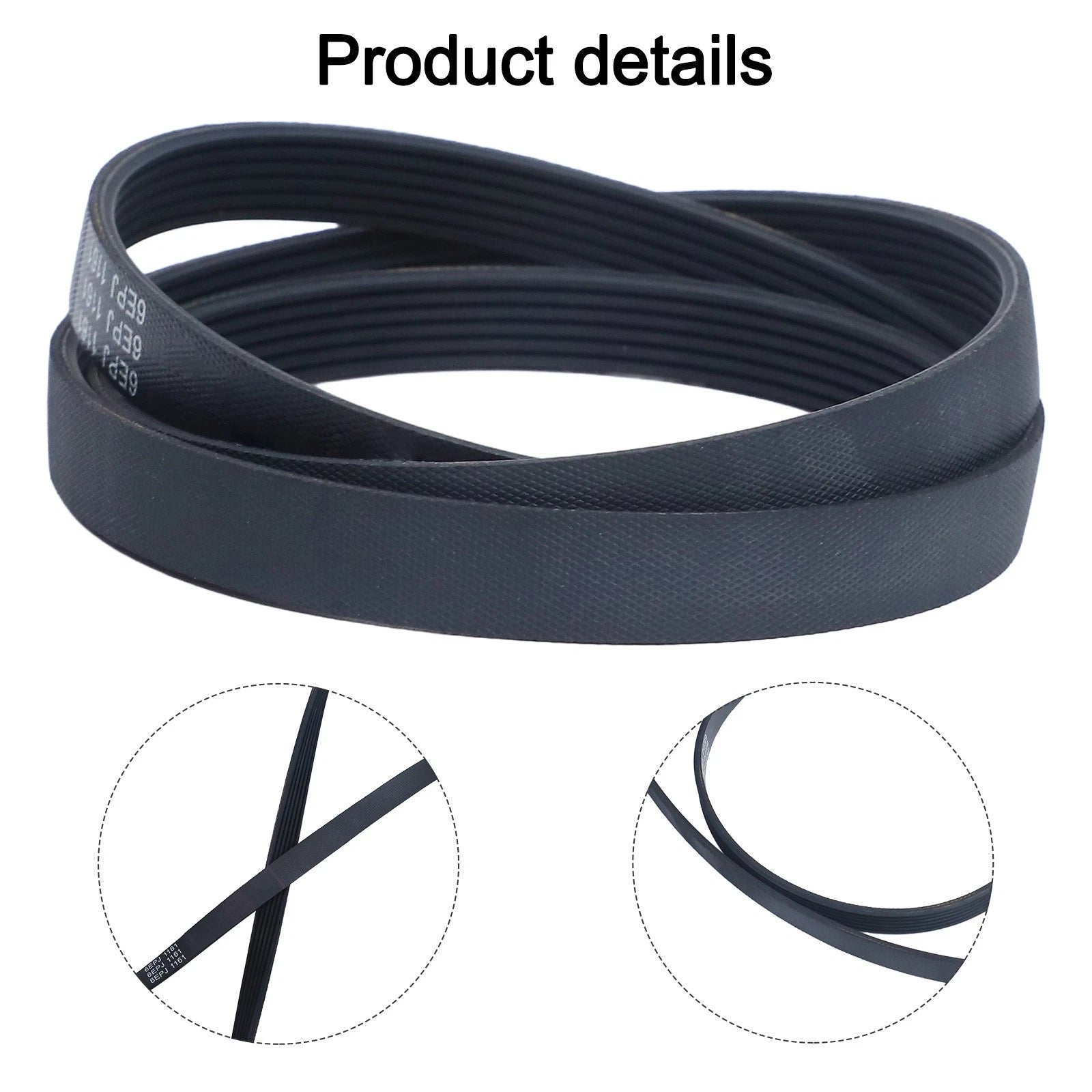 Rubber Belt for Household Washing Machines (6EPJ1161)