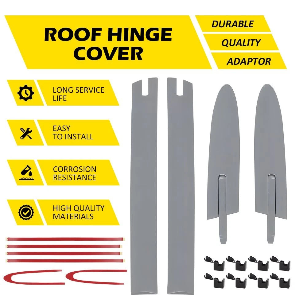Set of 4 Convertible Roof Top Hinge Covers for BMW E93 F33 M4 F83 (2007–2019)