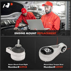 2X Engine Motor & Torque Strut Mount for Ford Focus