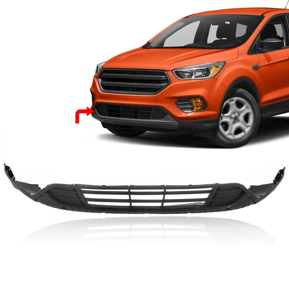 Front Lower Bumper Cover for Ford Escape (2017-2019) Textured Finish