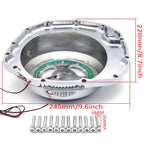 Chrome Yellow Sequential LED Engine Clutch Cover for Suzuki GSXR1300 (1999–2020)