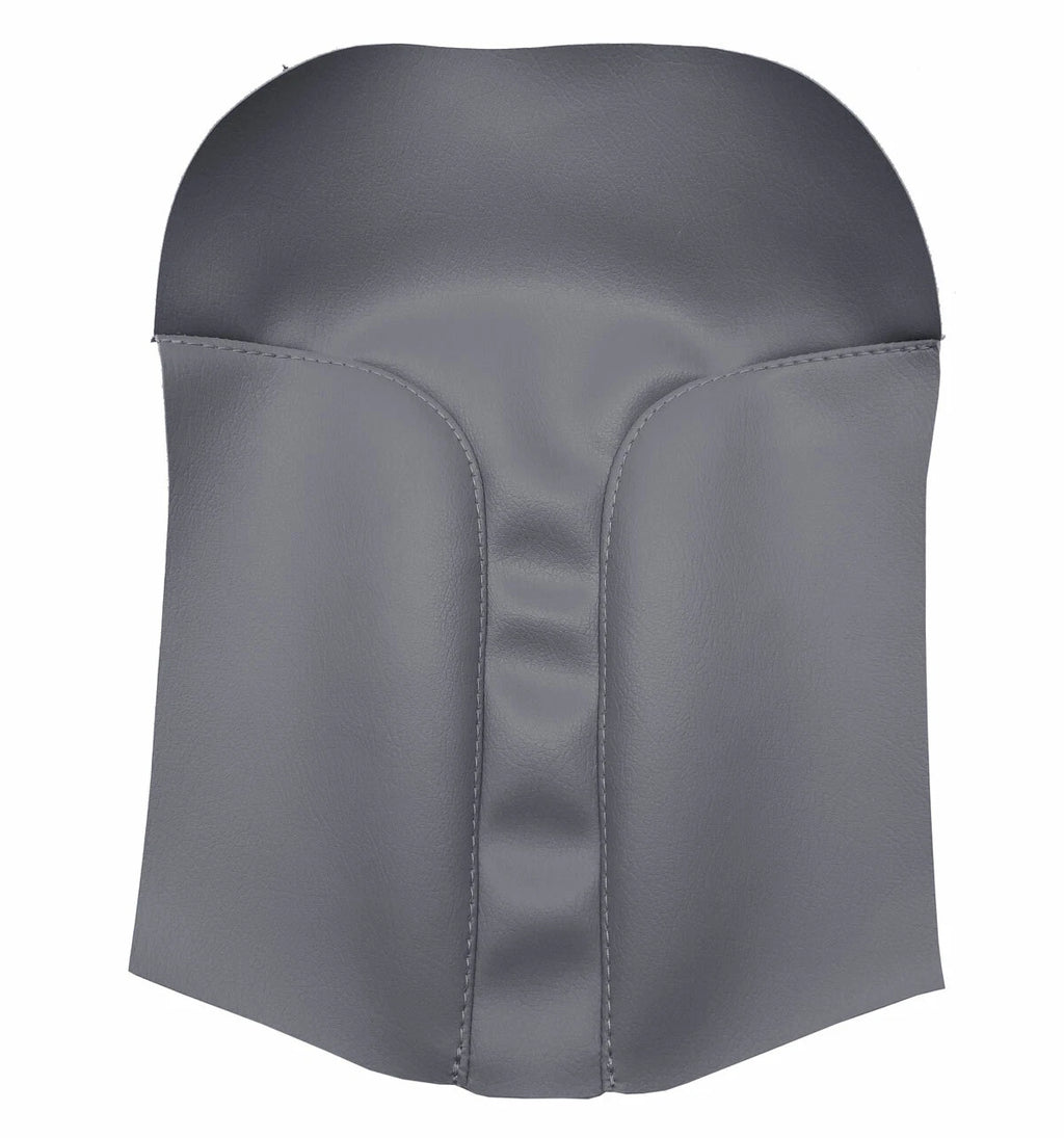 Center Console Lid Armrest Cover for Nissan Rogue (2017–2020) Gray PVC Leather