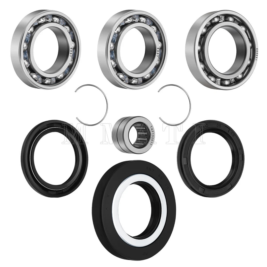 Rear Differential Bearing Seal Kit for Honda Foreman 500 520 4x4 (2012–2024)