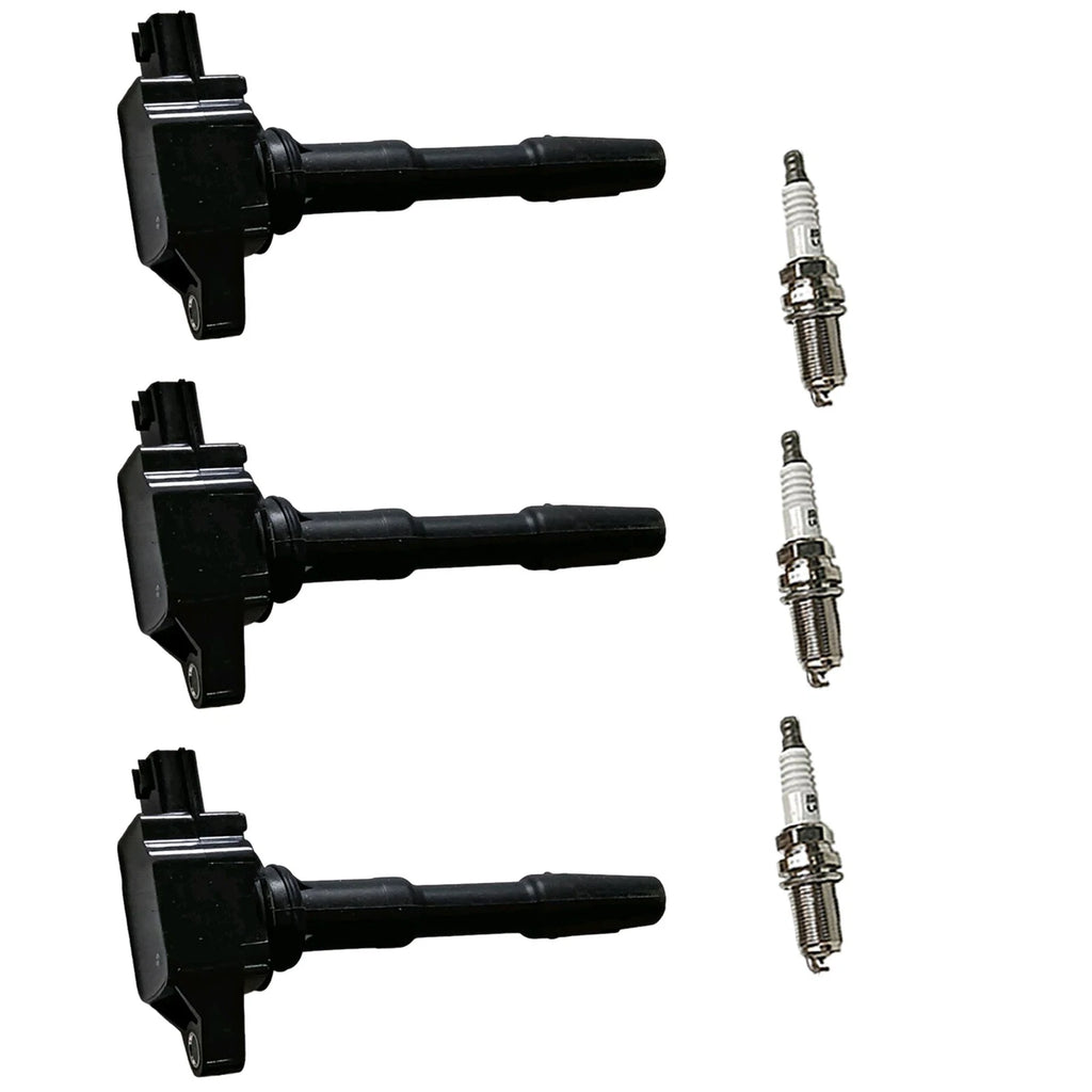 3X Ignition Coils & 3X Iridium Spark Plugs for Smart Fortwo (2016-2017)