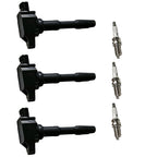 3X Ignition Coils & 3X Iridium Spark Plugs for Smart Fortwo (2016-2017)