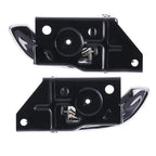 Door Handle Inner 2 x Chrome for Hyundai Santa Fe (2000–2005)