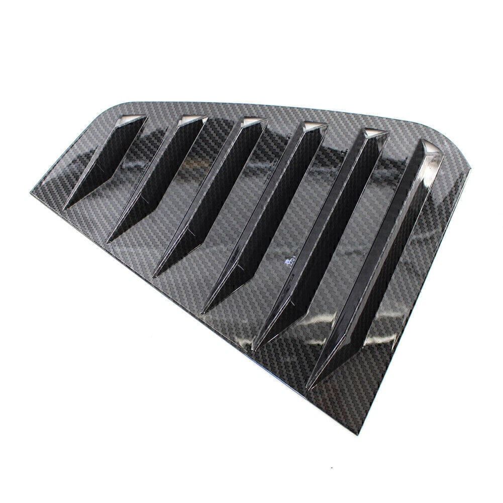 Rear Triangular Window Louvers for Volkswagen Golf 7 (2013–2020) Carbon Fiber Style
