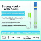 16pcs Drop Shot Rig with Hook Sizes #4 #5 #6 for Fishing