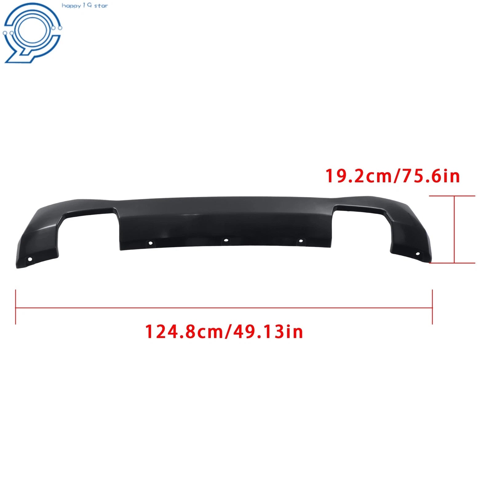 Front Lower Valance Panel Black for Ford Ranger (2019-2023)