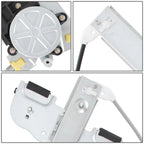Power Window Regulator w/ Motor for Pontiac Grand Prix (2004–2008) Rear LH
