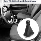 6 Speed Gear Shift Knob with Cover for Chevrolet Cruze (2010–2015) Faux Leather