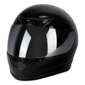 Full Face Motorcycle Helmet Glossy Silver for Street Bike Adult S-XXL
